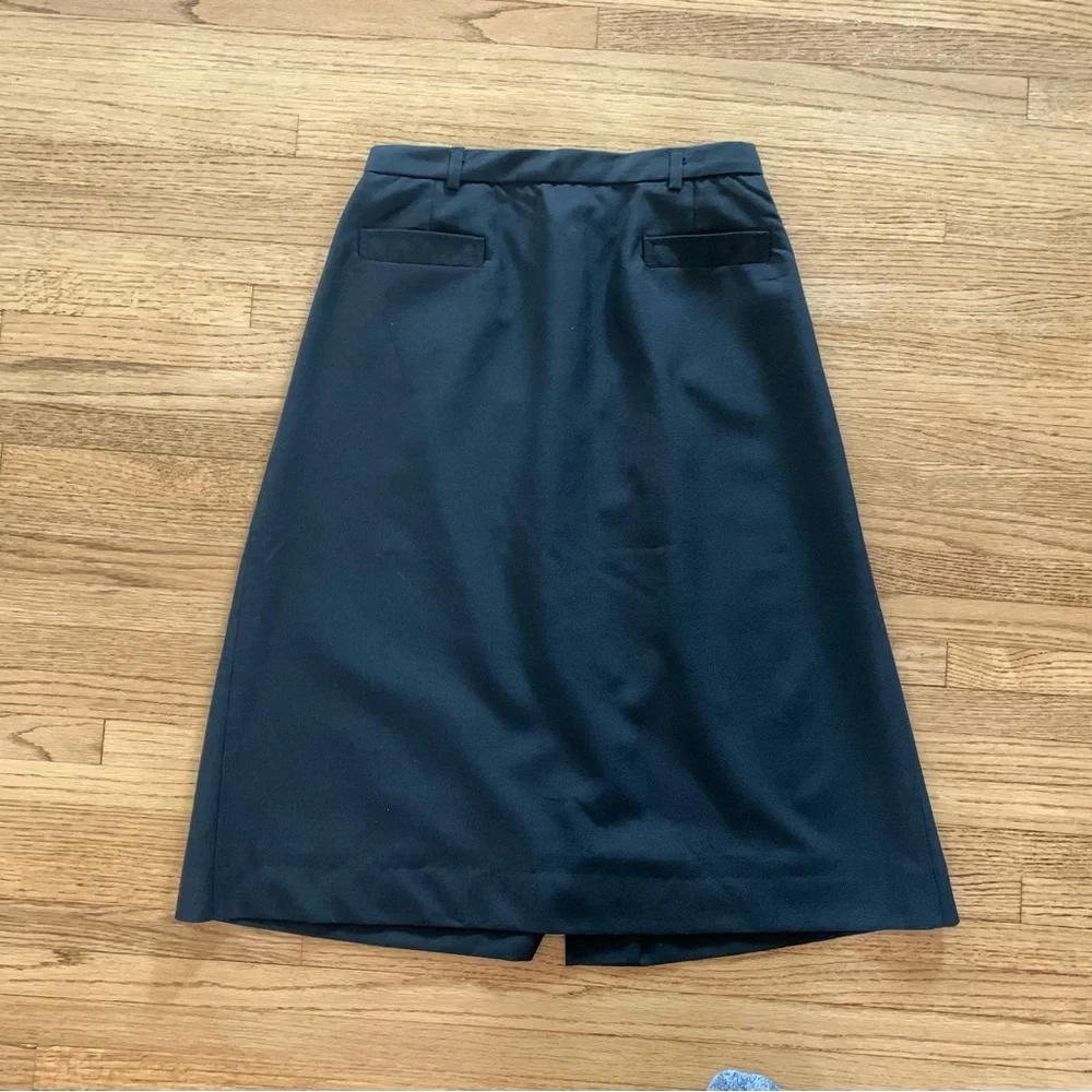 1980s Vintage US Navy Service Dress Blue Skirt - Picture 9 of 13